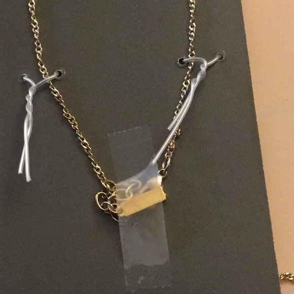 Bauble Bar Gold Lariat Necklace, Pink With Quartz - Picture 6 of 6